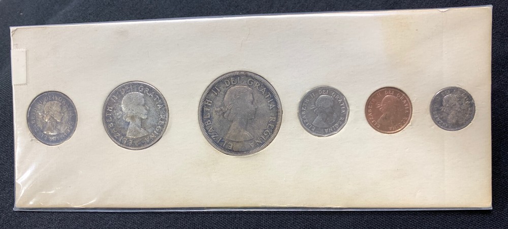 1959 Canada Proof-like Set Original Mint Packaging TONED Nice! Mr. C