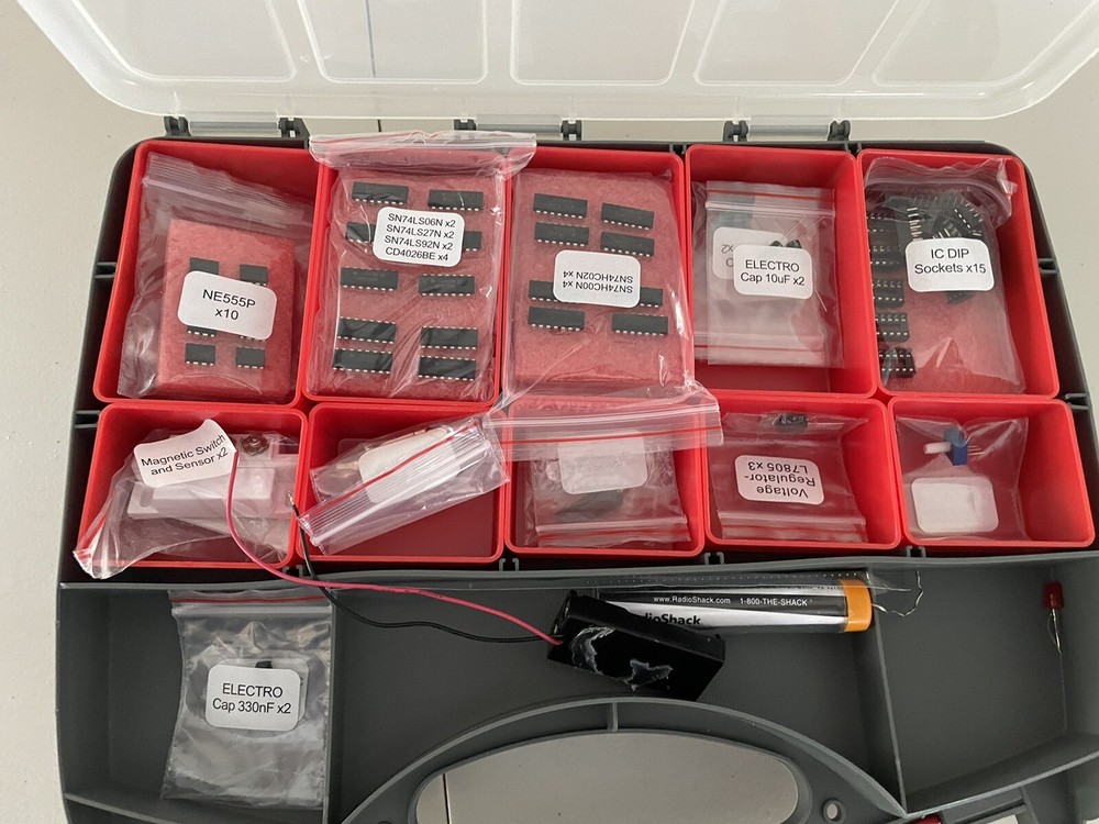 RadioShack Make IT Component Pack 2 Kit 2760352 Plus Extra Electronic Components