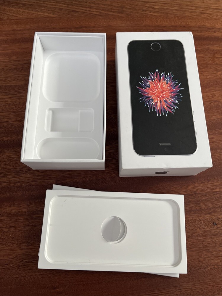 BOX ONLY!!!! Apple iPhone SE - 64 GB - Black
