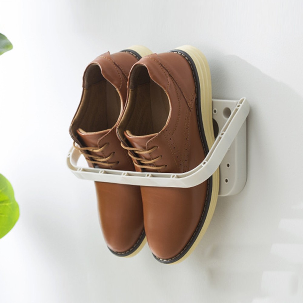 Foldable Wall Mounted Shoes Rack Space Saving For Bathroom
