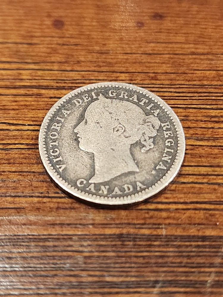 1899 Canada 10 Cents Silver Coin