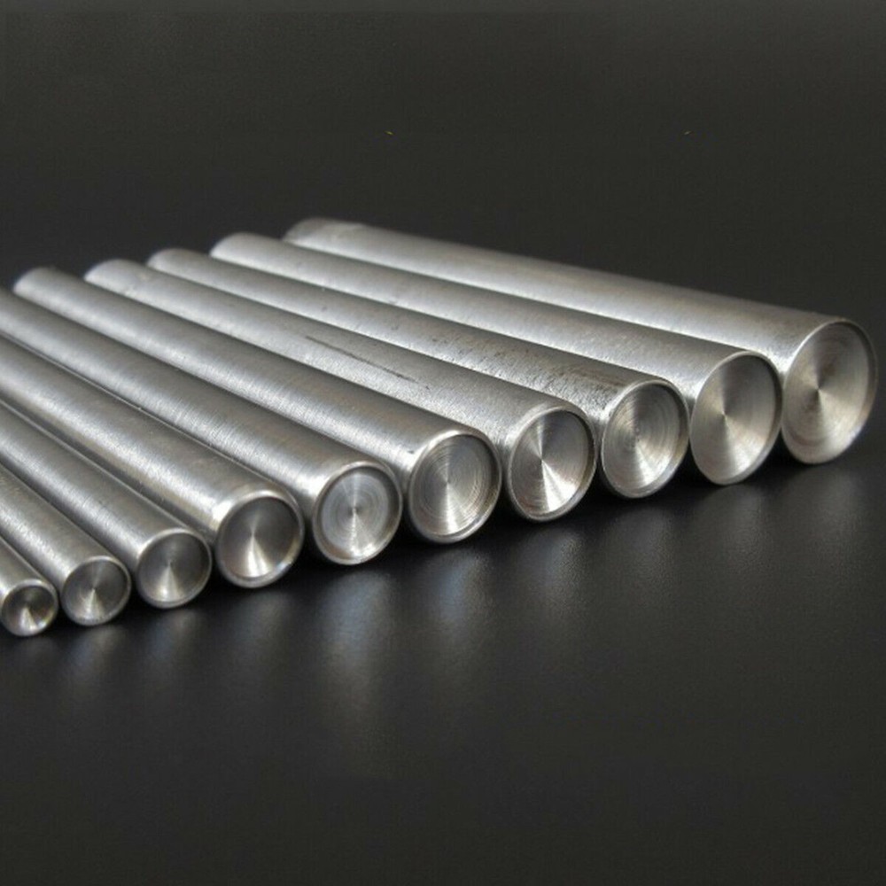 10pcs/Set Steel Mushroom Domed Rivets Setting Tool Studs Punch Setter Hand Tool