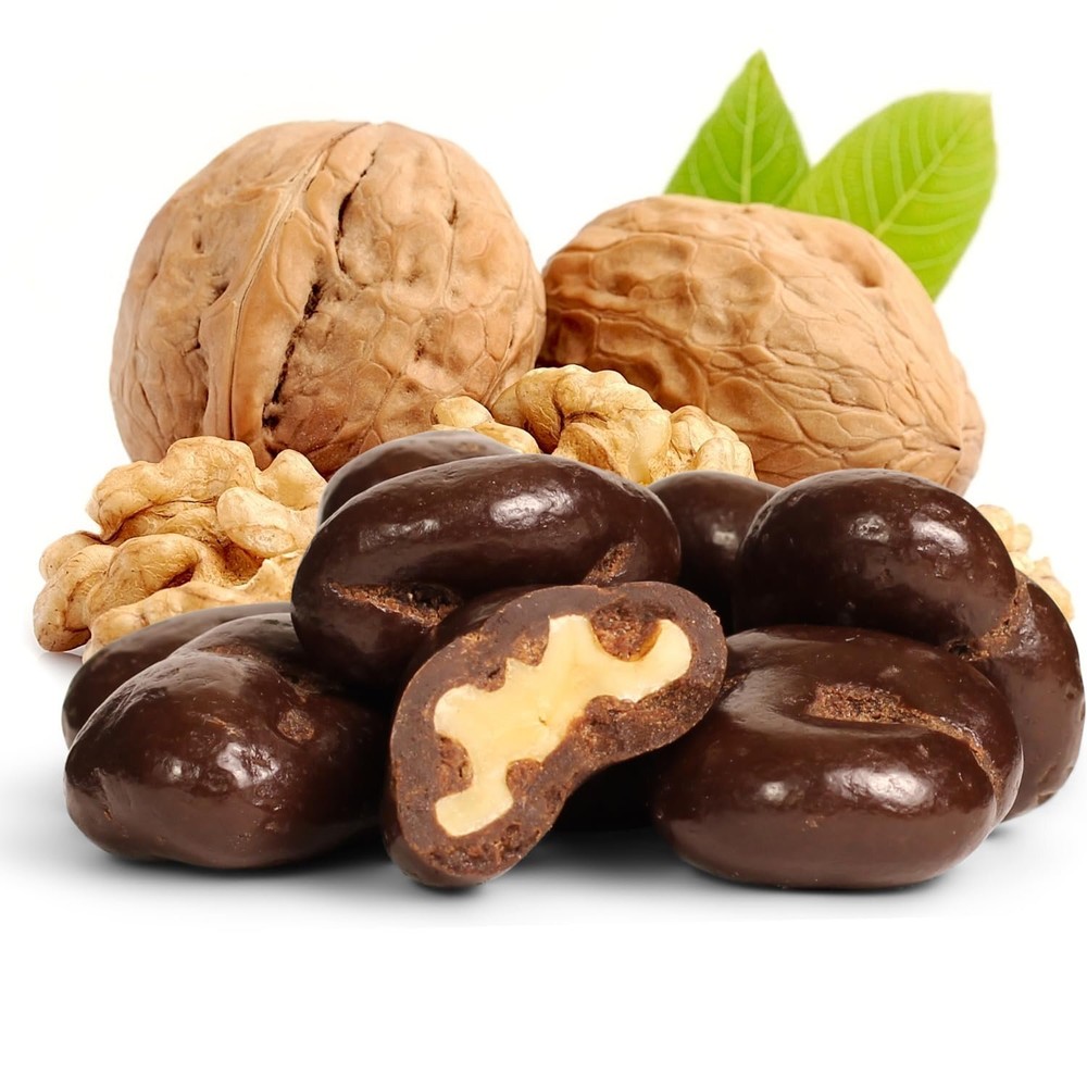 Dark Chocolate Covered Walnuts by It's Delish 12 Oz