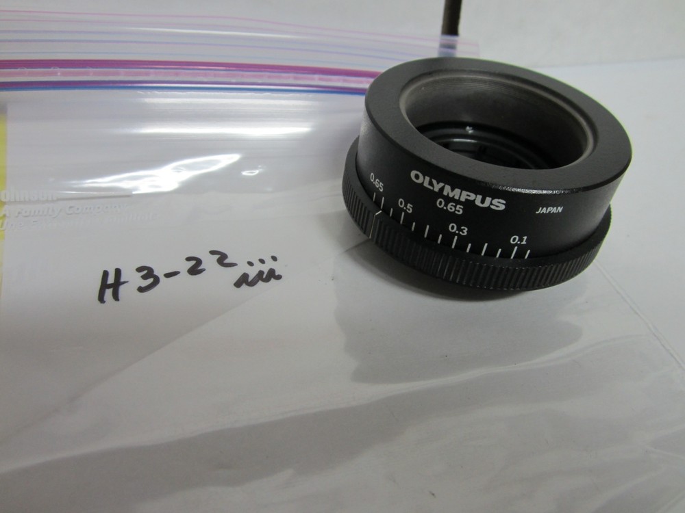 OLYMPUS JAPAN OPTICS IRIS CAMERA PORT ILLUMINATOR MICROSCOPE PART BIN#H3-22