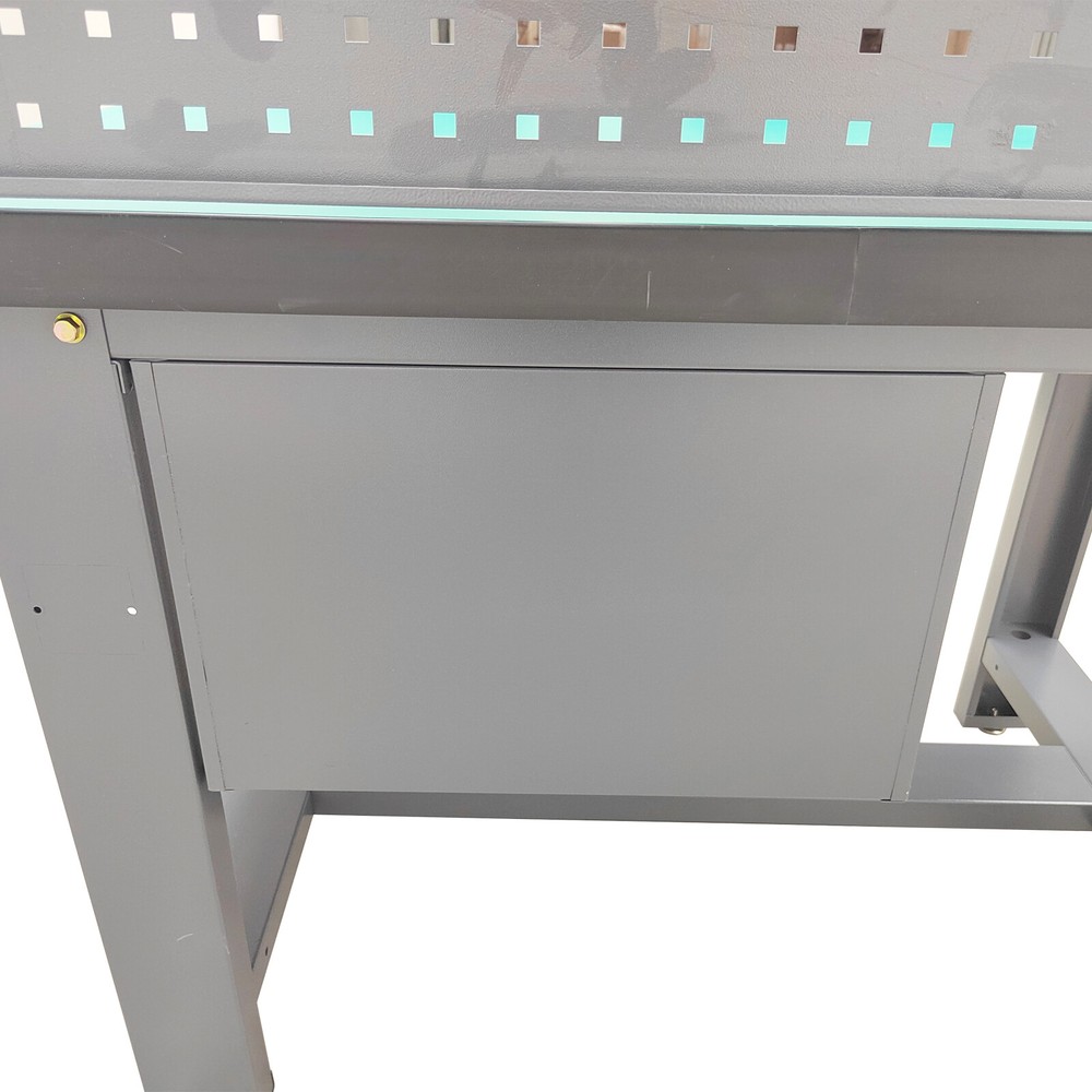 Anti-Static Assembly Line Work Table Workbench 1T Load with 2 Drawers 47x29.5''