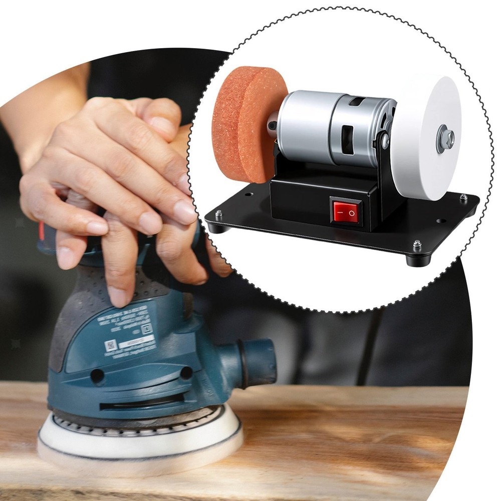 Mini Bench Grind Accessories 7 Speed Adjustable Crafting Multifunctional