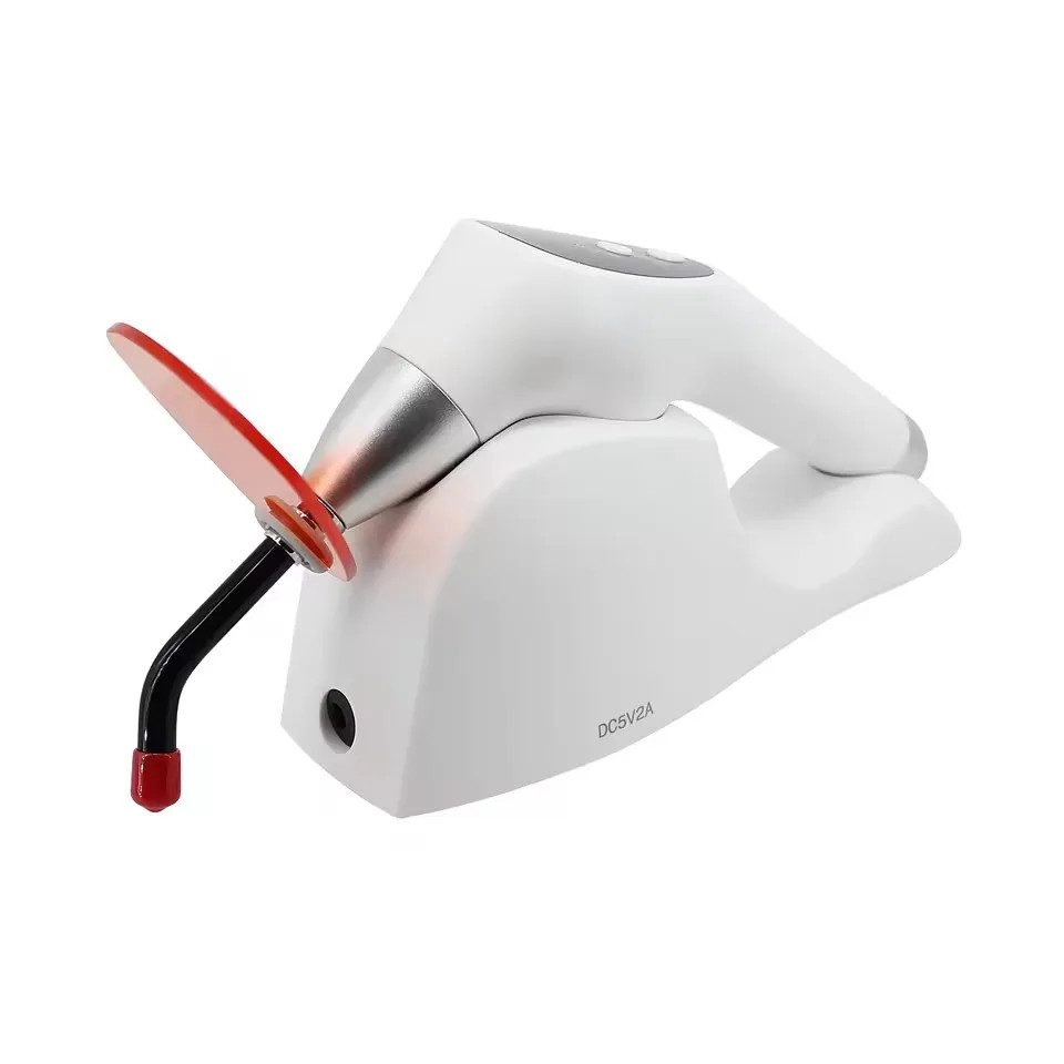 Dental Curing Lamp Wireless 5W High Power 1 Second Caries Detection 2000mw