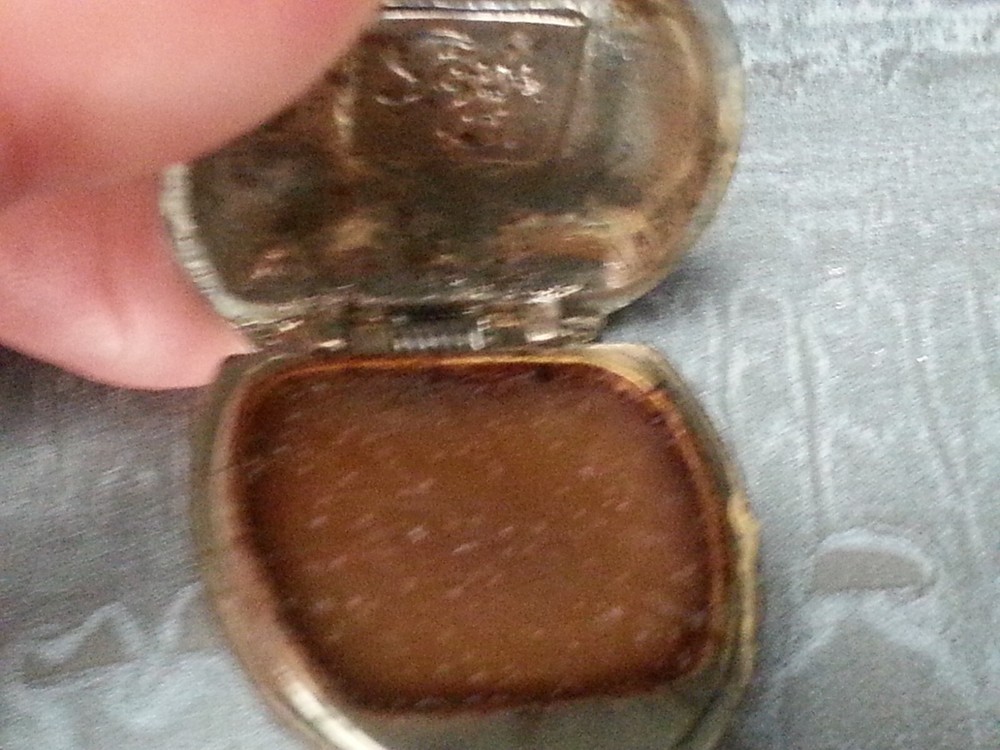 LOCKET Silver 925 Necklace Solid Perfume Stephen VINTAGE UNUSED