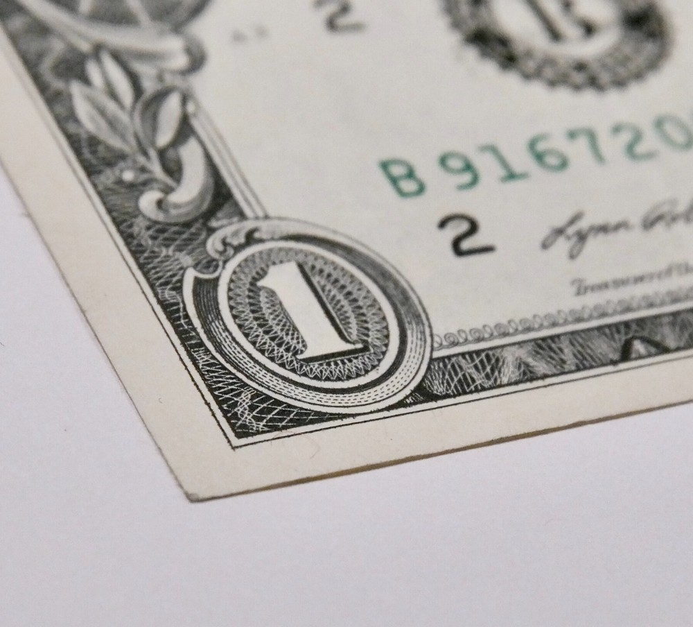 $1 2021 New York B - INK SMEAR Error
