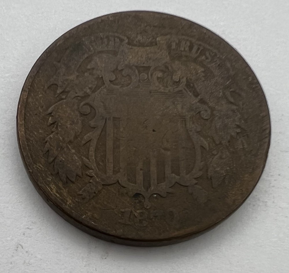 1870 2 Cent Piece - Good Condition - Two Cent Better Date!