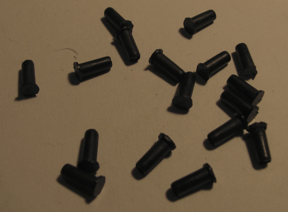 50qty Electronic Microswitch Plastic Buttons  2.9mm x 7.8mm