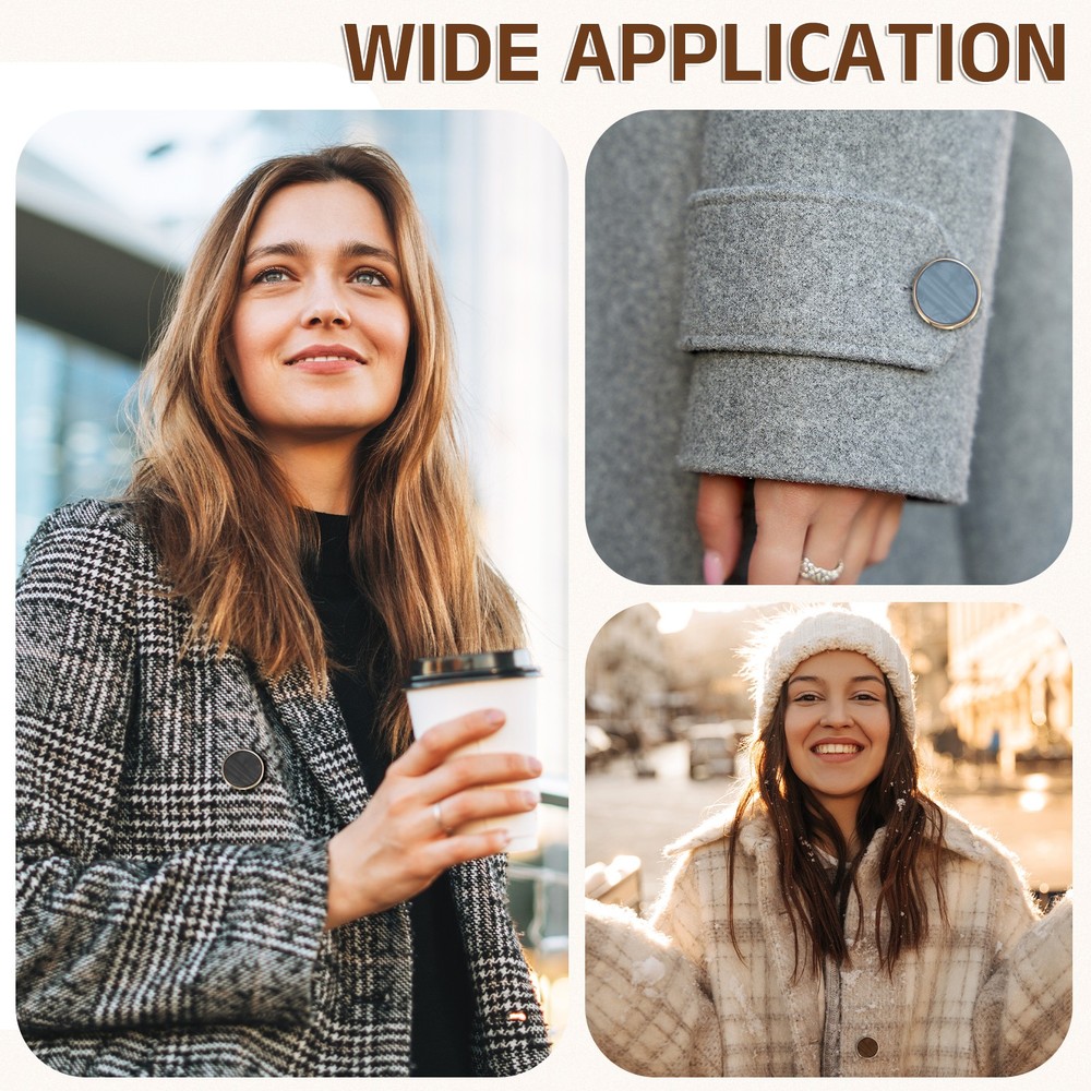 5Pcs Round Button, 18mm/0.7" Resin Decorative Pattern Button, White