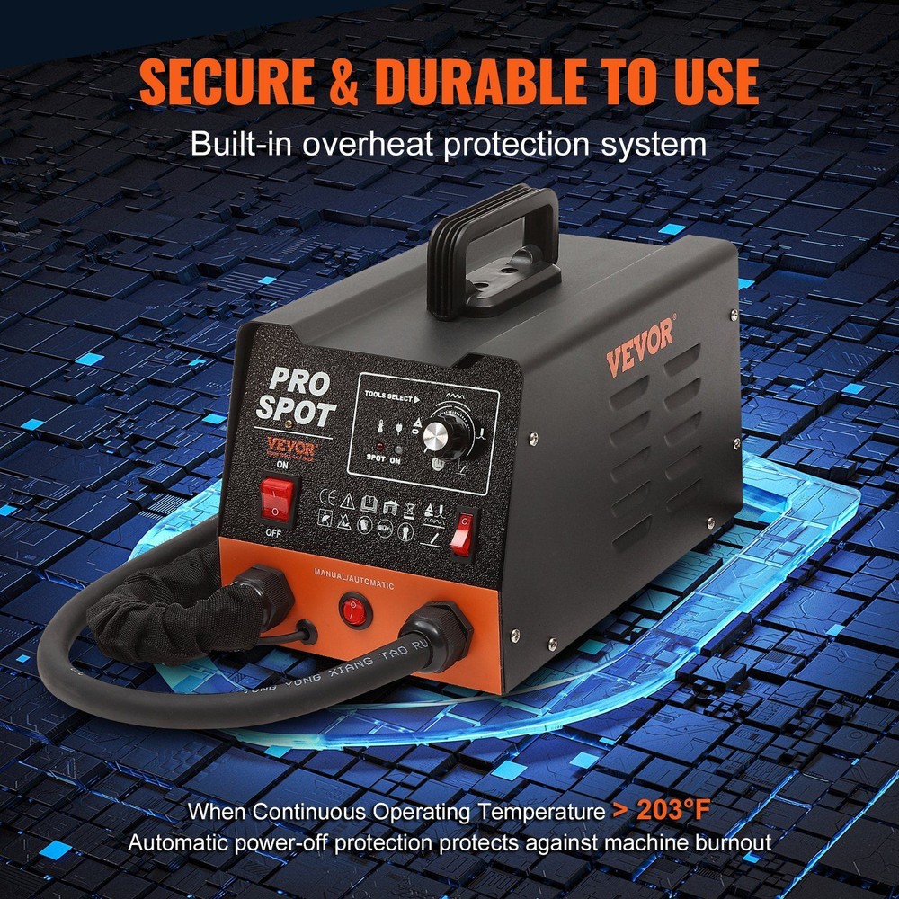 3KW Precision Auto Dent Welder with 6 Programmable Functions 16 Tools