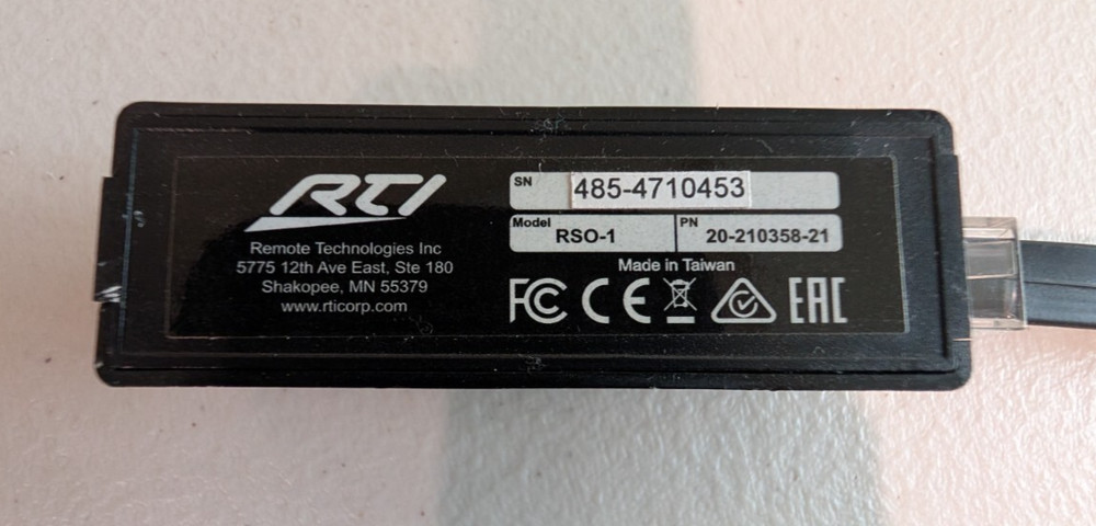 RTI RSO-1 Digital Analog Audio Converter