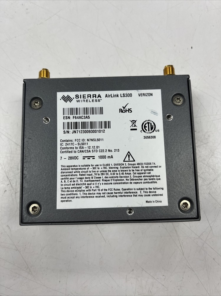 Sierra Wireless AirLink LS300 Cellular Modem -No Adapter