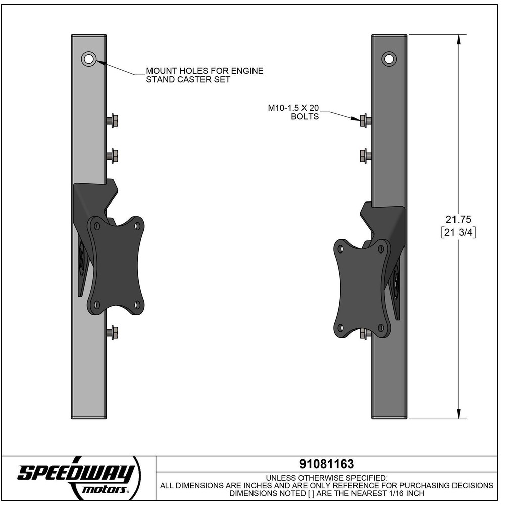 Gen 3 For HemiRolling Engine Storage Stand