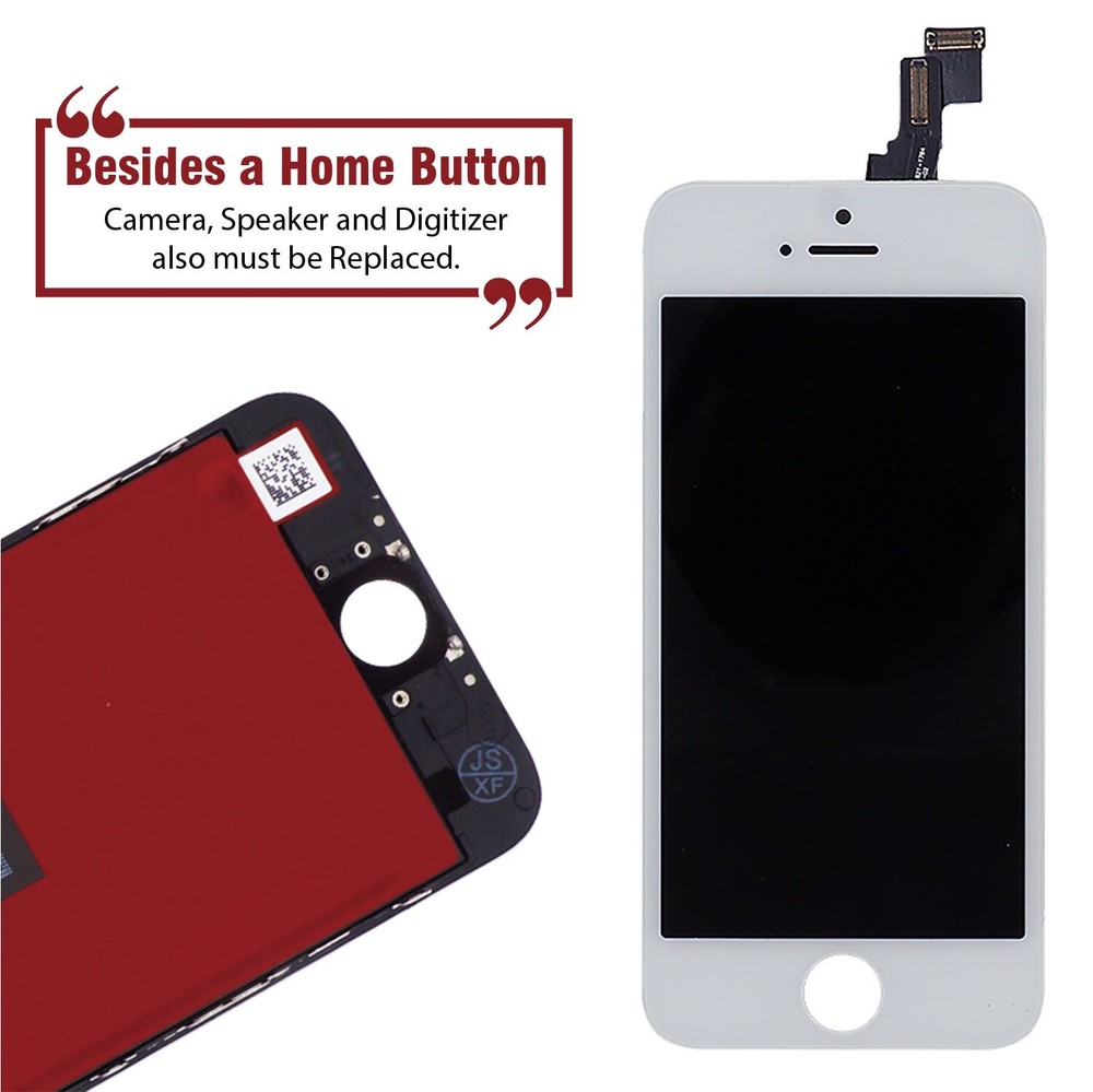 Screen Replacement for iPhone SE 2016 (1st Generation) White LCD Display A1662