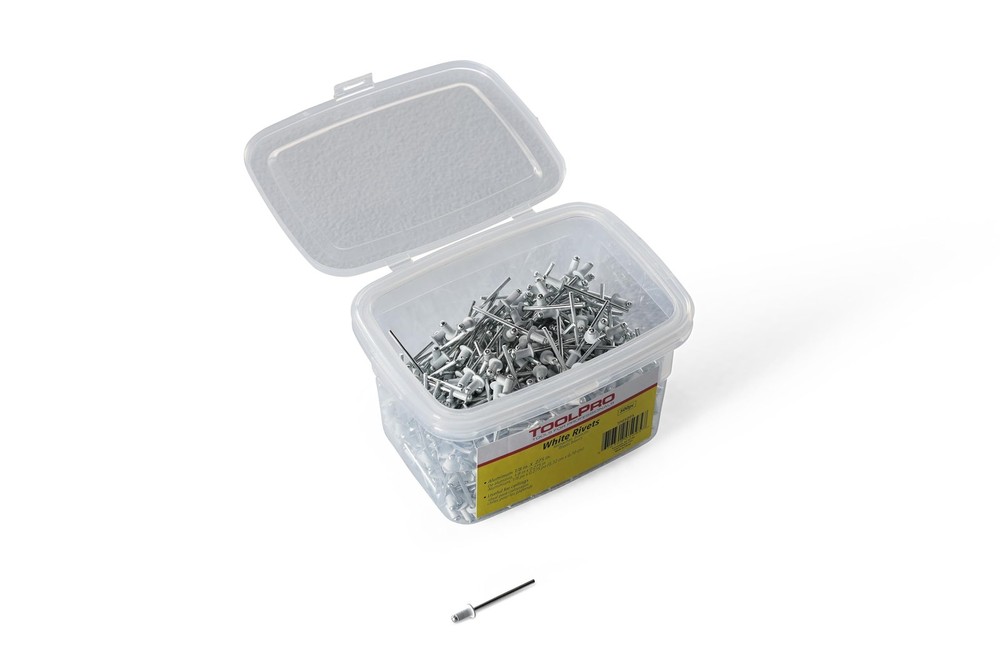 Pop Rivets for Ceilings, 1/8" (500, White)