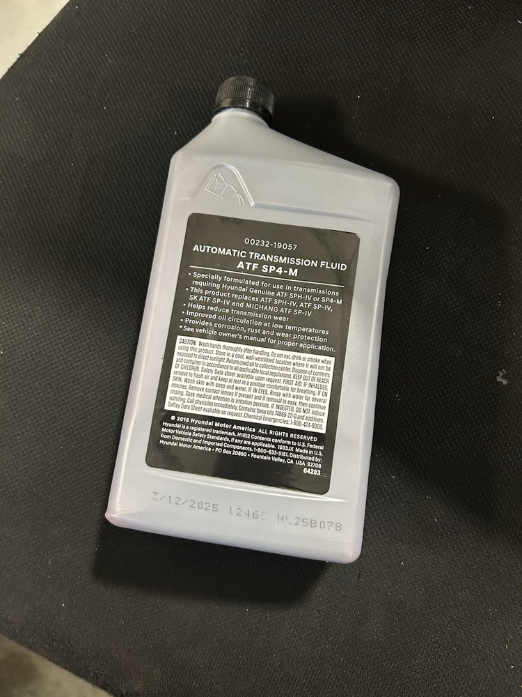 Hyundai Automatic Transmission Fluid ATF SP4-M