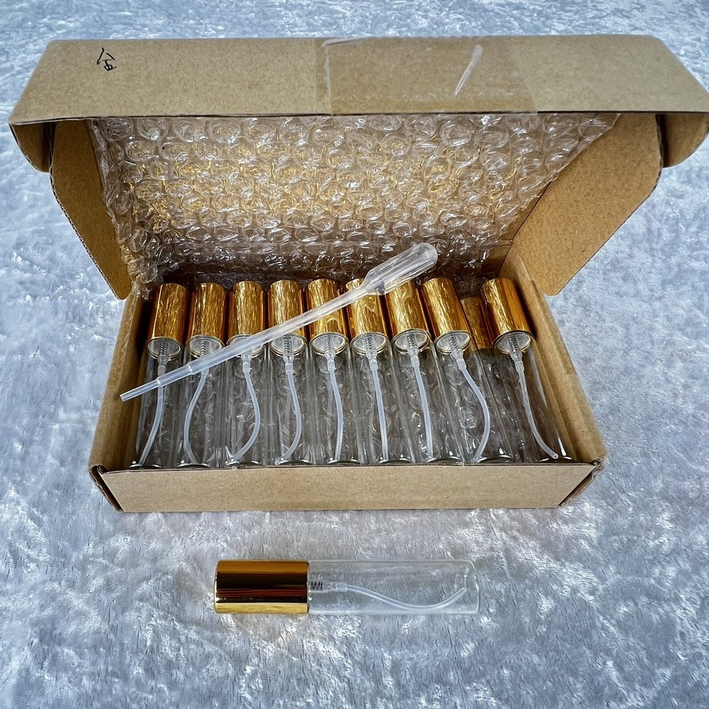 Refillable 10 ml Perfume Atomizer Bottles - 20 Pack