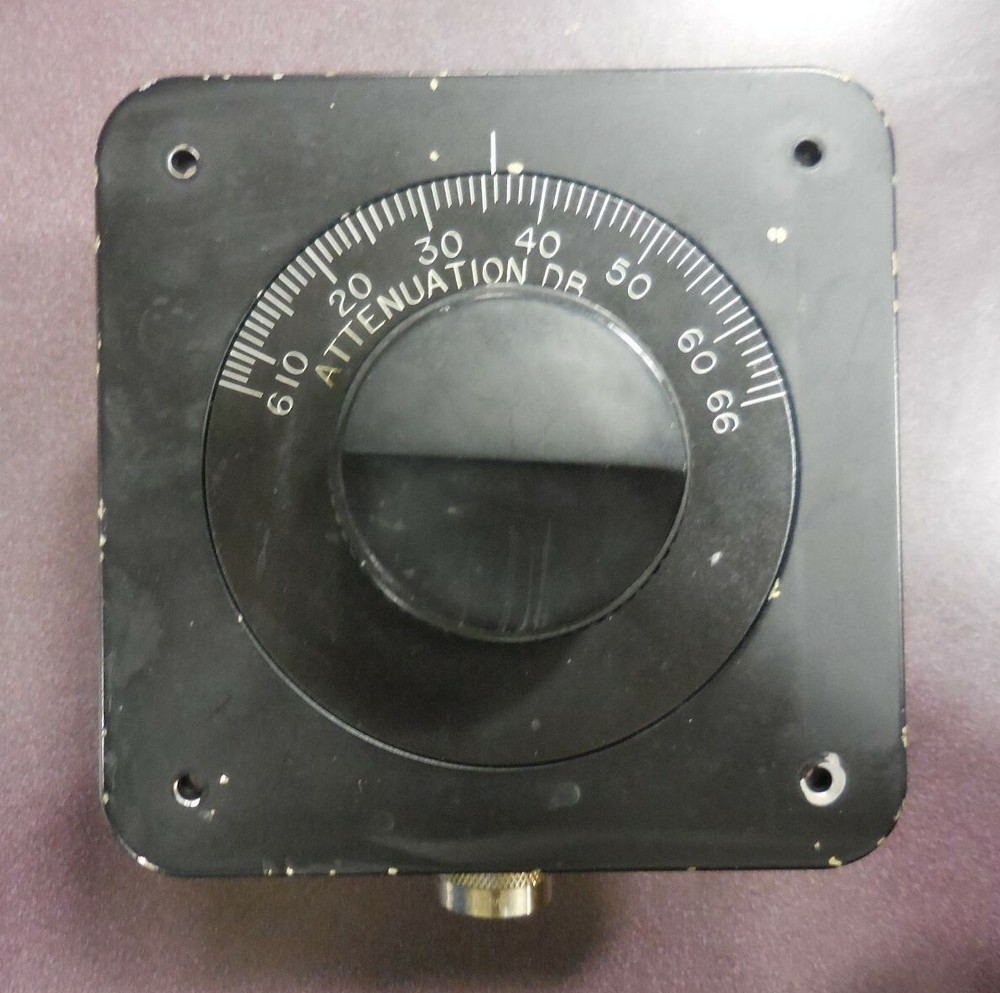 Weinschel Model 940-60-44 Attenuation Dial (dB Range: 6-66)
