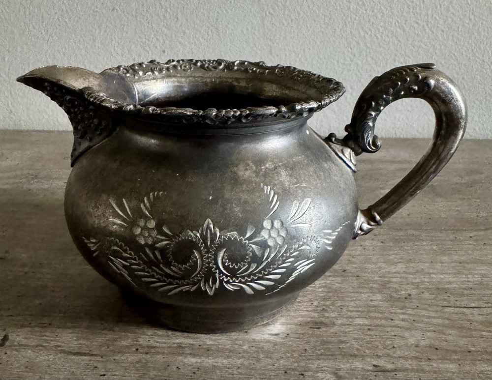Vintage Van Bergh Creamer Silver