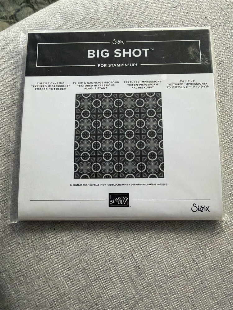 BIG SHOT EMBOSSING FOLDER - MULTIPLE VARIETIES - FREE SHIPPING!