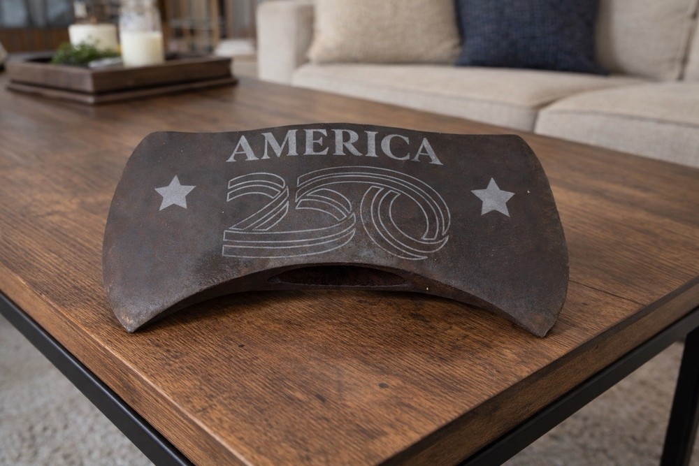 Engraved Axe Head - America 250 (Can Be Personalized)