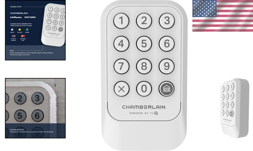 Wireless Garage Door Keypad - Easy Installation