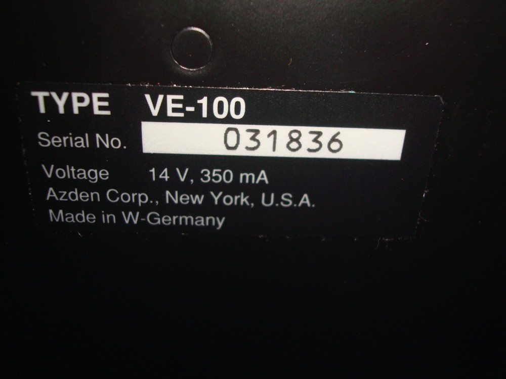 Azden Video Editor VE-100 - Original Box with Cords - Nice Cond.