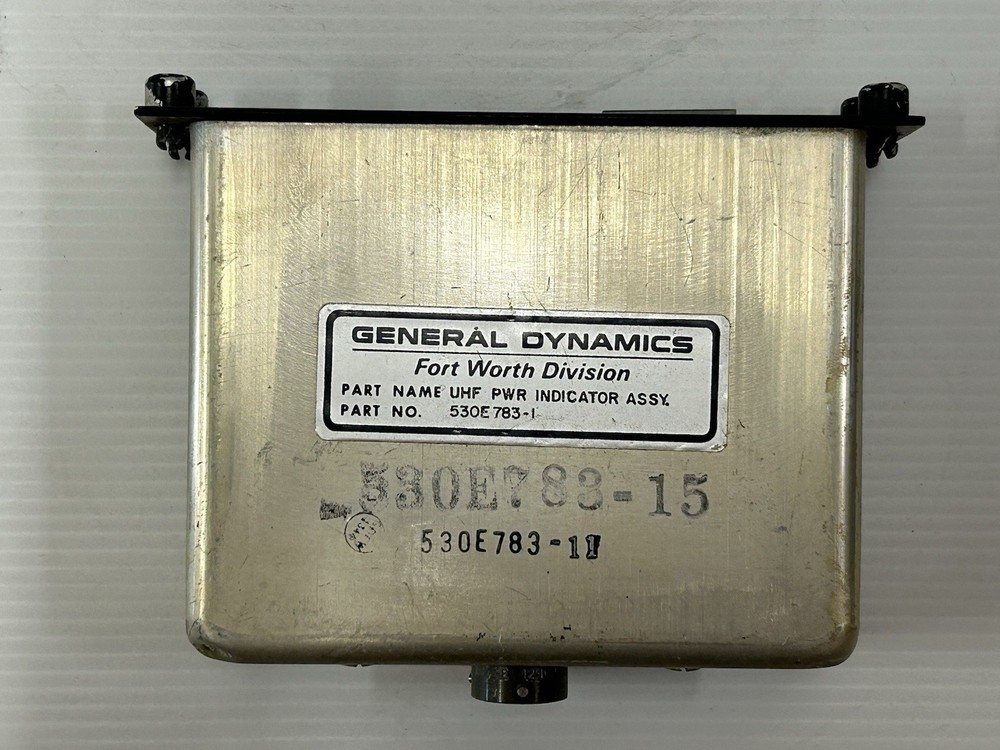 Vintage US Military General Dynamics UHF Power Indicator Assembly