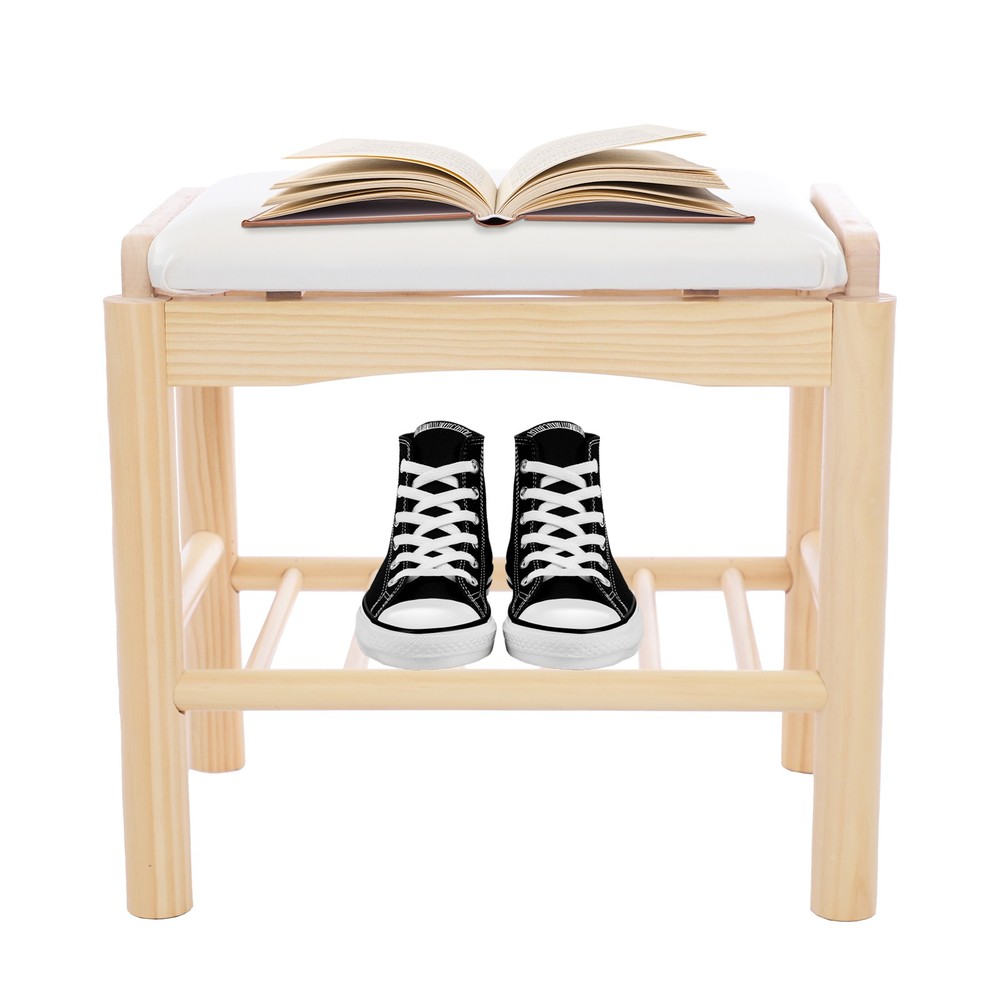 Rectangular Shoe Storage Bench,45*30*40cm Shoe Storage Bench for Entryway