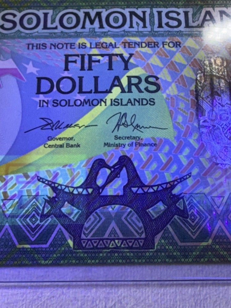 2013 Solomon Island $ 50 Banknote P# 35