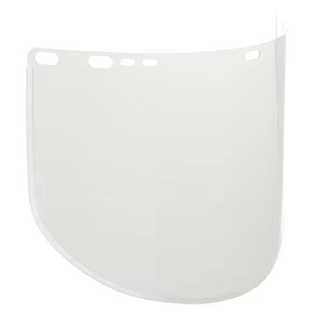 Jackson Safety 29091 Face Shield Visor, Clear Visor, Acetate, Uncoated Lens,