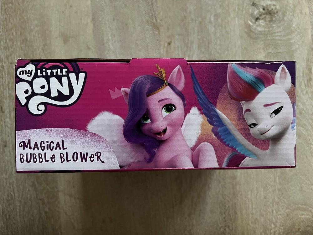 My Little Pony Magical Bubble Blower Machine With Premium Bubble Solution NIB
