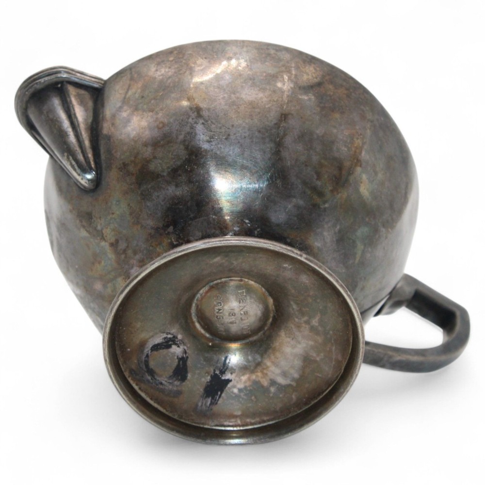 Antique Benedict Silver Plated Creamer Bowl
