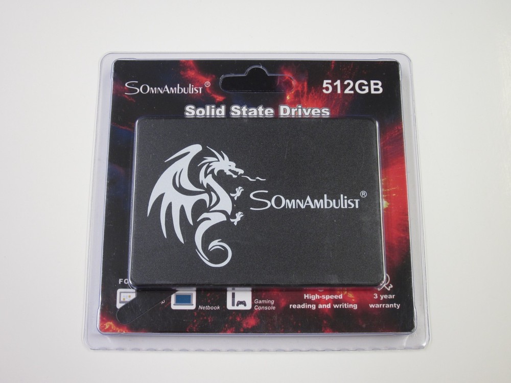 SomnAmbulist H650 512GB 2.5" SSD Internal Sata Solid State Drive