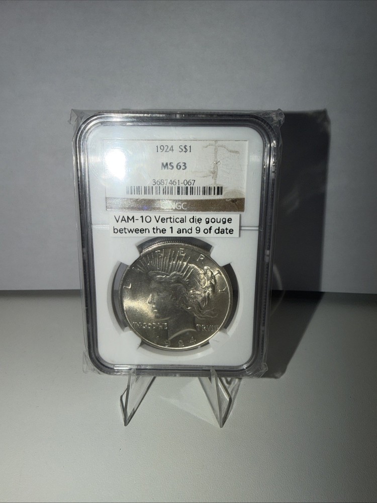1924 PEACE DOLLAR NGC MS64 REALLY NICE