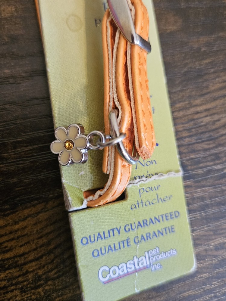 Li'l Pals Adjustable Collar - Orange 6"-8" Long