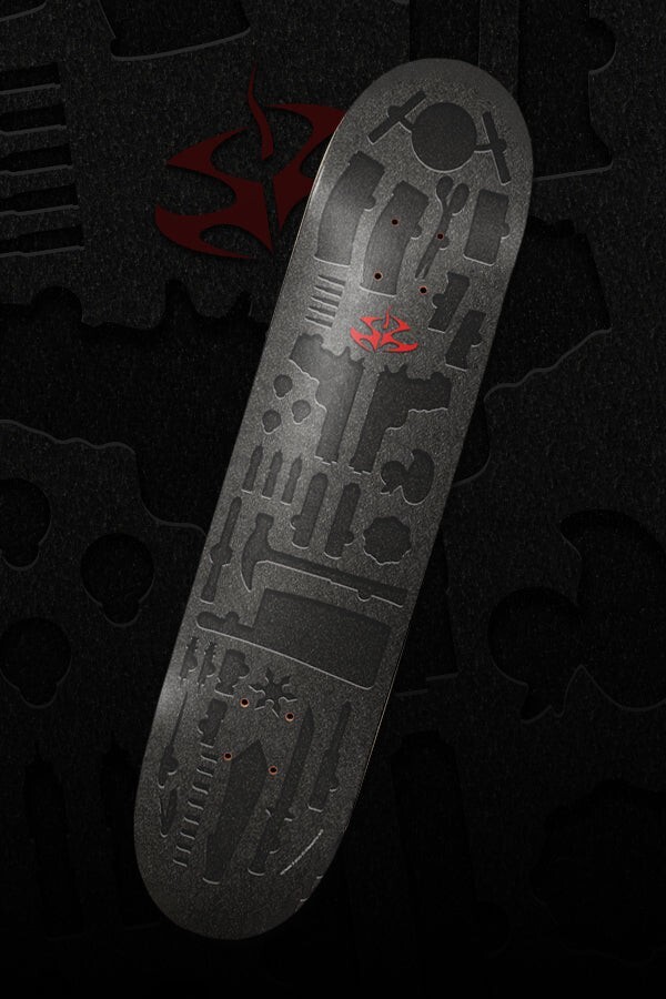 PlayStation 5 PS5 Xbox Series X Hitman Agent 47 Weapons Skateboard Deck