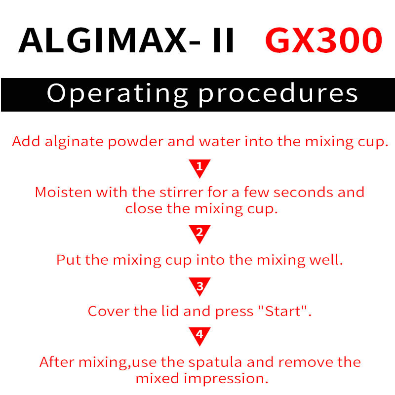 Fully Automatic Dental Lab Impression Material Alginate Mixer ALGIMAX-II GX300