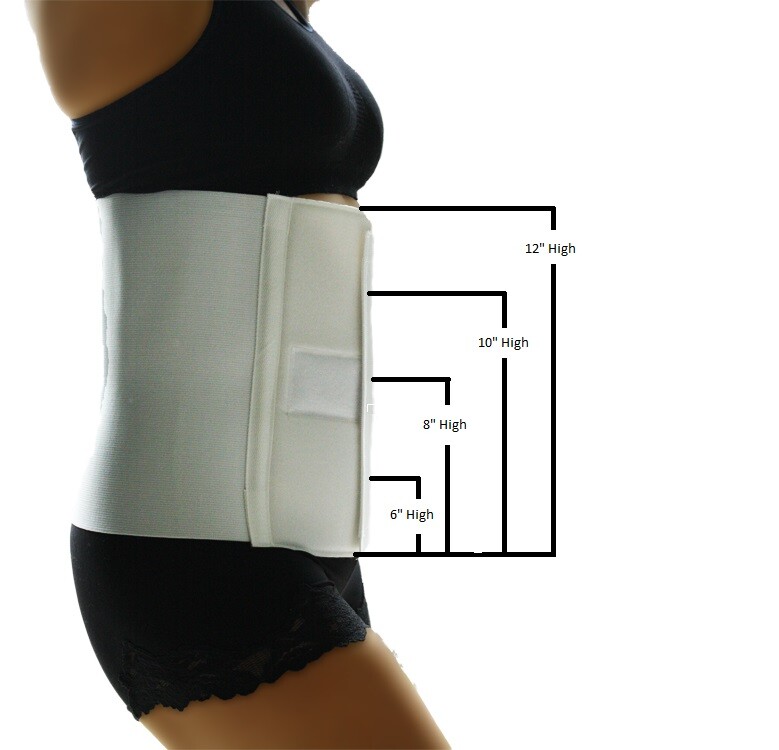 Abdominal Binder Support Wrap / Surgical Binder / Abdominal Hernia Support