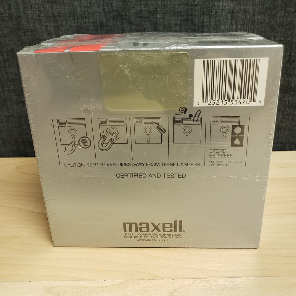 Maxwell & Sony Floppy Diskettes Double Sided Density Disks IBM