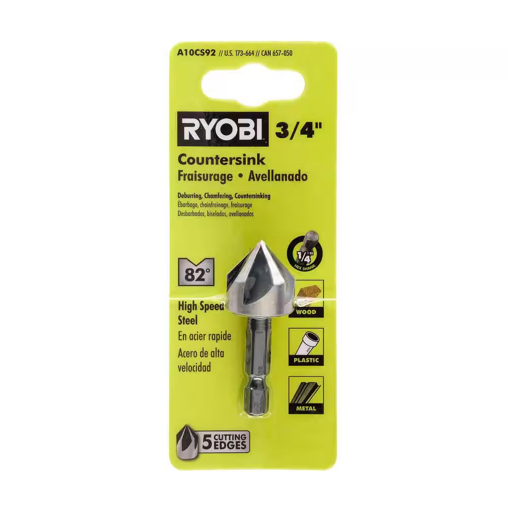 3/4 In. High Speed Steel Countersink