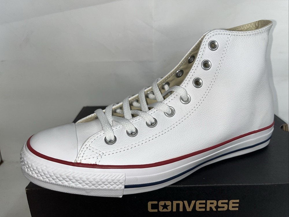 Converse All Stars White Hi Leather