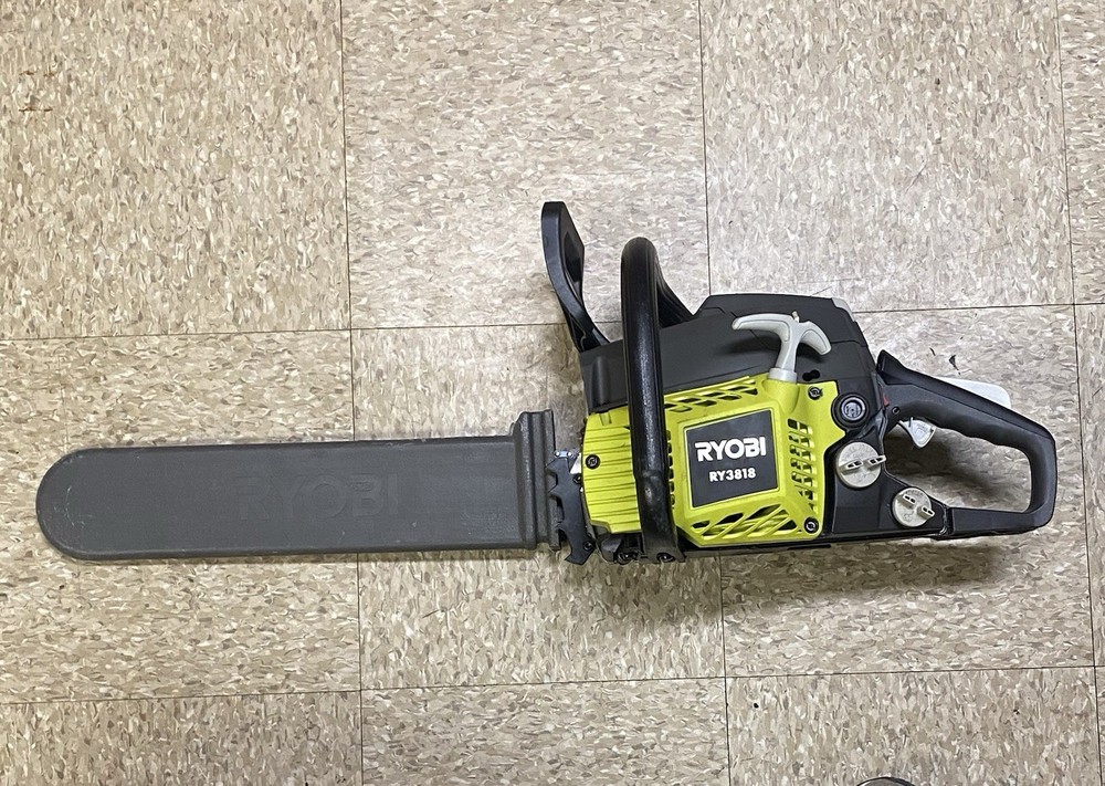 Ryobi RY3818 2-Cycle 18" 38cc Gas Powered Chainsaw