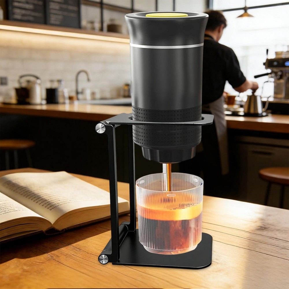 Coffee Maker Stand, Foldable Stand for Coffee Machine, Practical Black Stand for