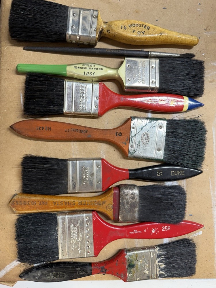 Vintage Paint Brush Lot