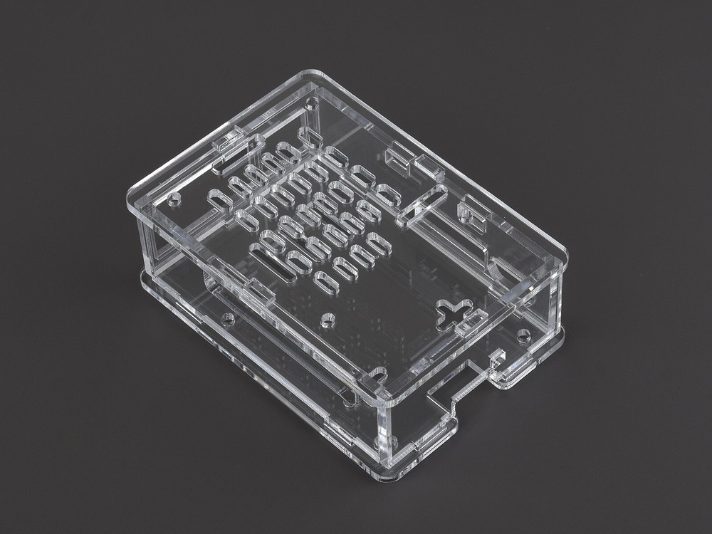 Waveshare Clear Acrylic Case for Raspberry Pi 5 installing Active Cooler