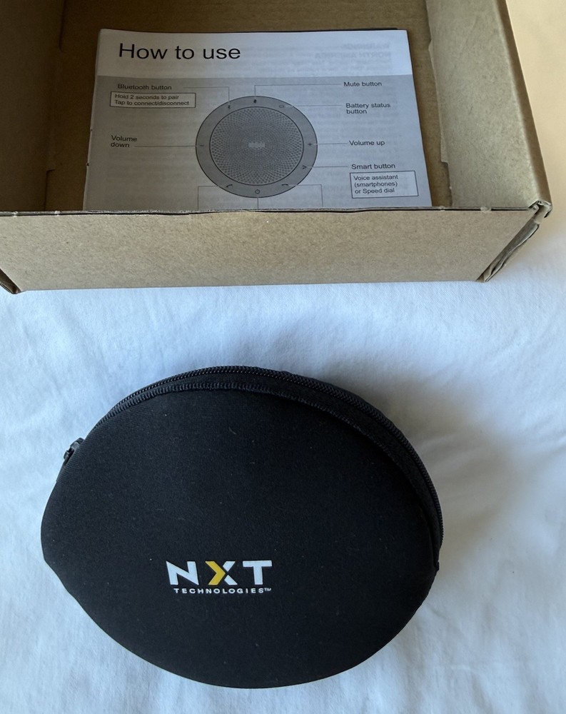 NXT Technologies UC-5100 Speakerphone NX55446, Black, New